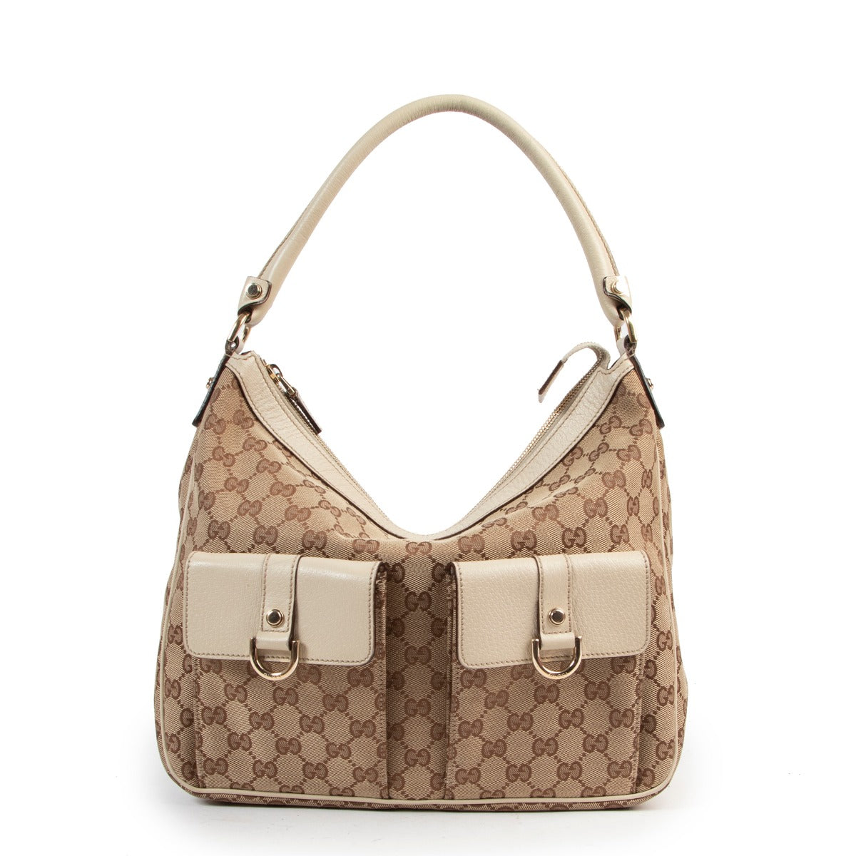 Gucci GG monogram Canvas Abbey Pocket Shoulder Bag for the best price at Labellov Antwerp