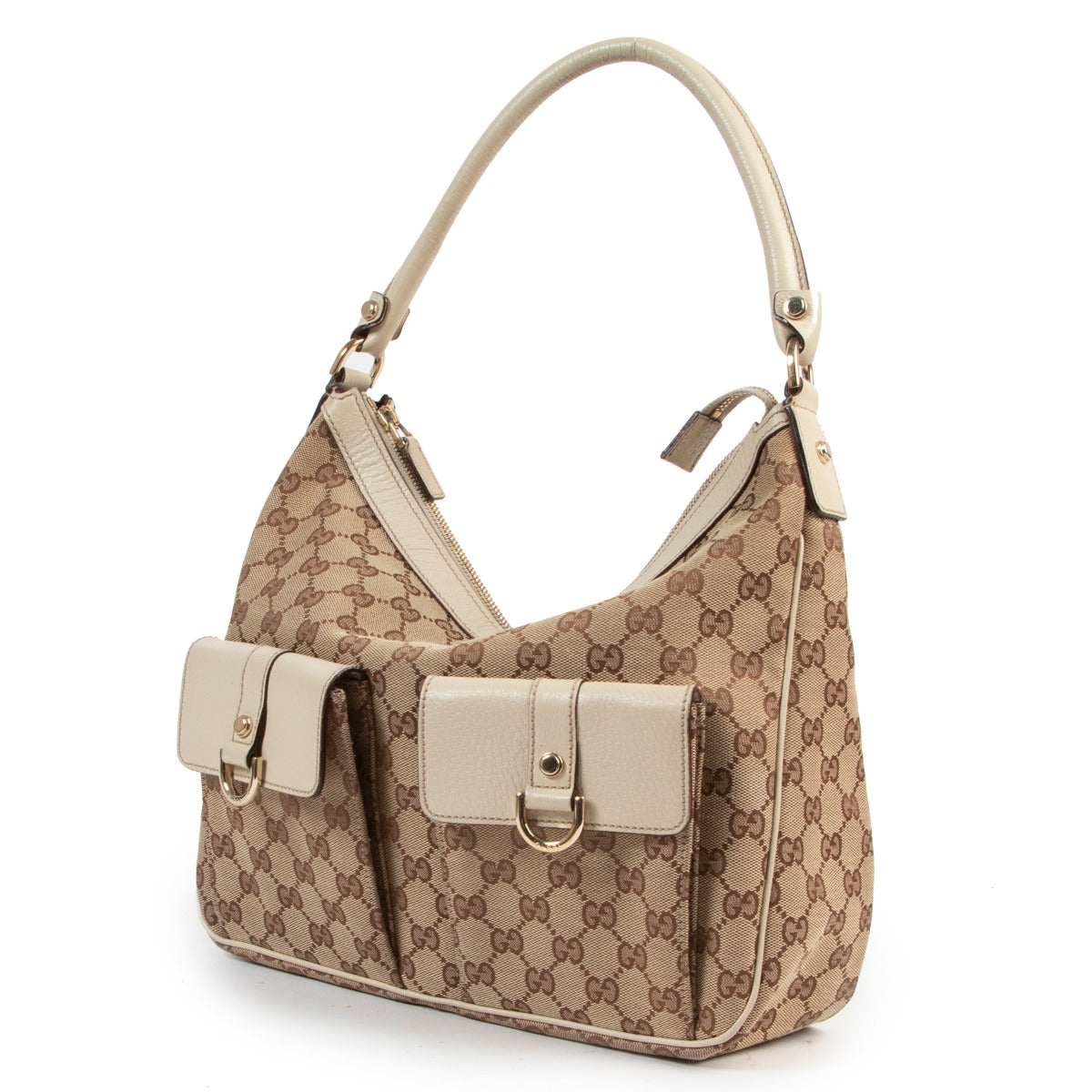 Gucci GG monogram Canvas Abbey Pocket Shoulder Bag voor de beste prijs bij Labellov Antwerpen