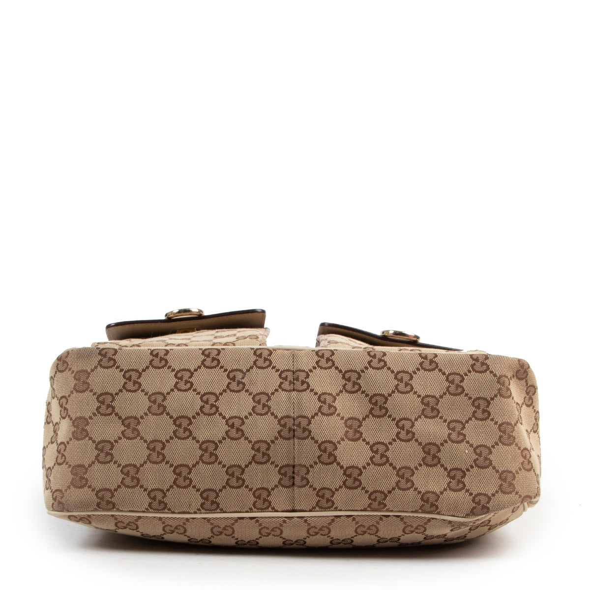 Shop Gucci GG monogram Canvas Abbey Pocket Shoulder Bag online for the right price