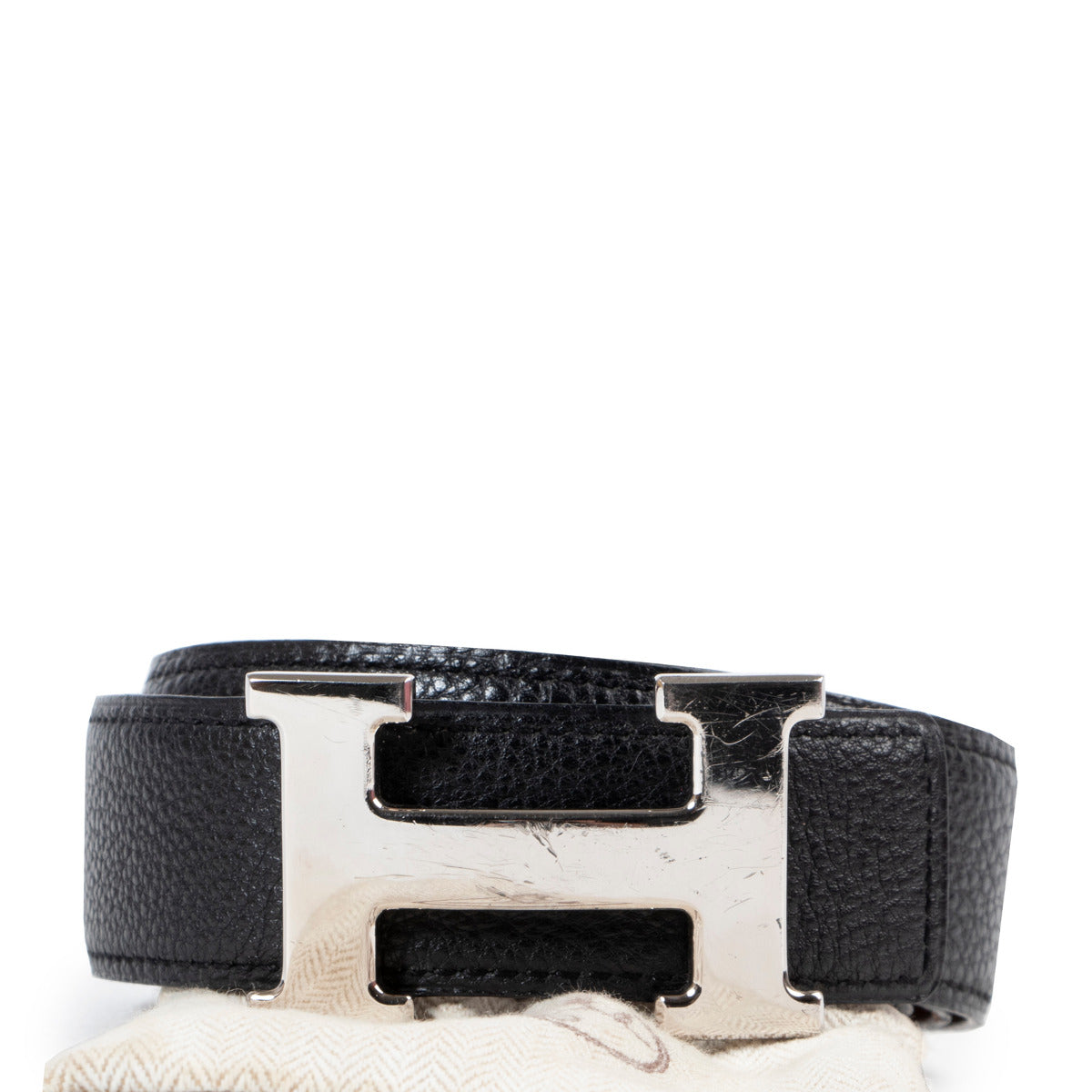 Hermès Black Constance Belt - size 100