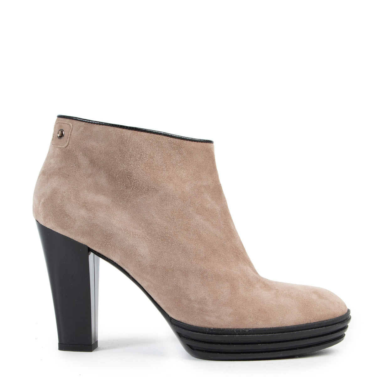 Hogan Beige Suede Boots - size 38