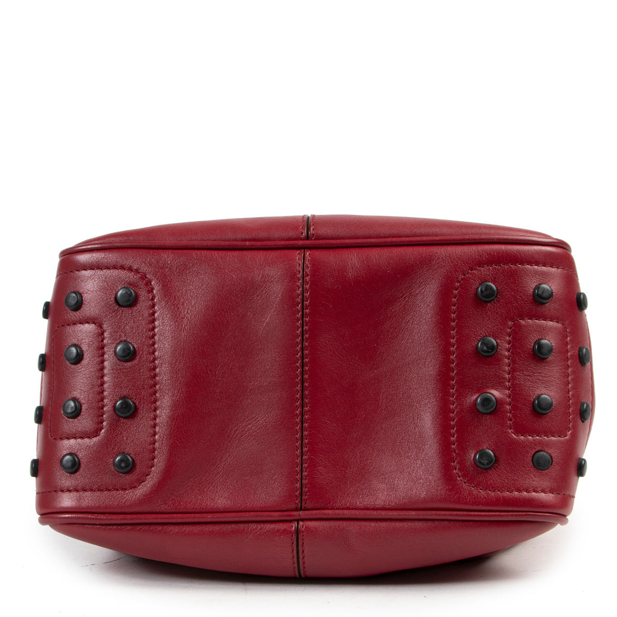 *Gereserveerd* Tod's Bordeauxrode Handtas