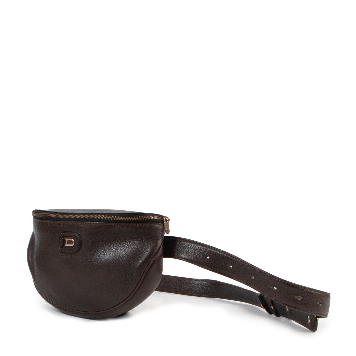 acheter en ligne seconde main Delvaux Brown Leather Belt Bag