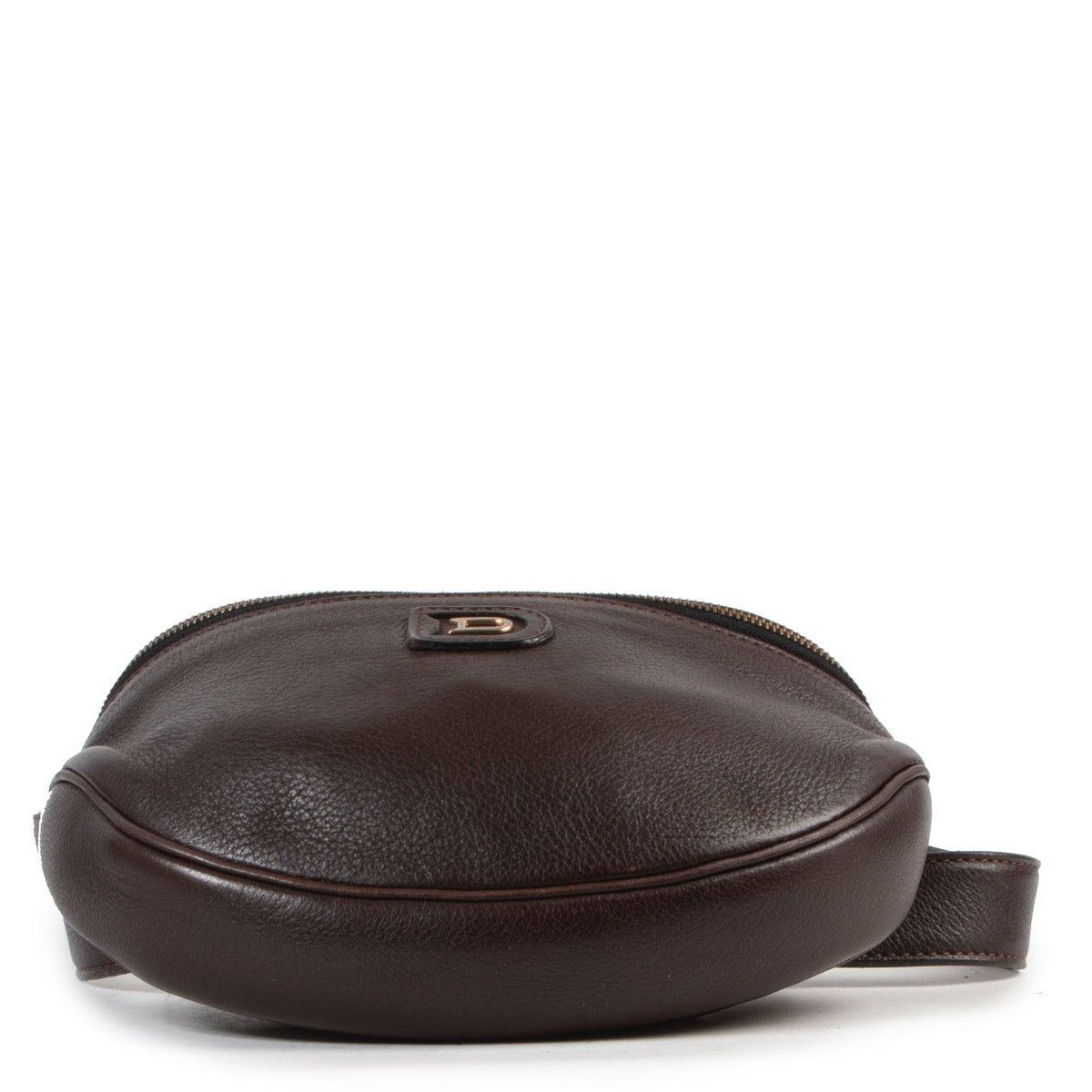 skip the waintinglist Delvaux Brown Leather Belt Bag
