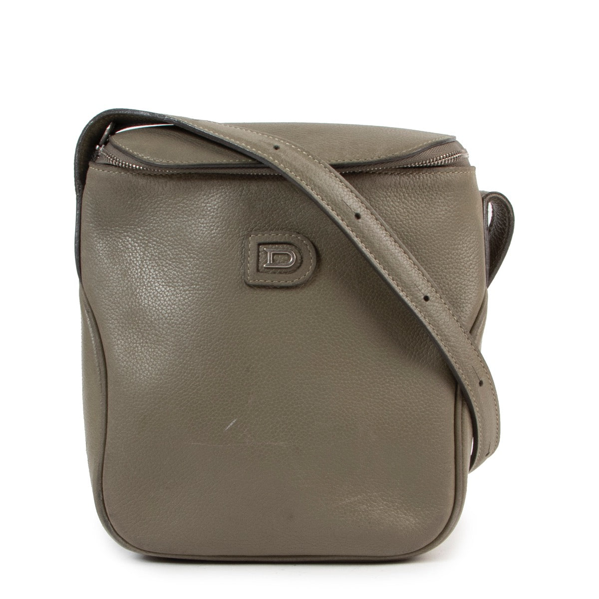 Shop safe online authentic second hand Delvaux Green Crossbody Bag.