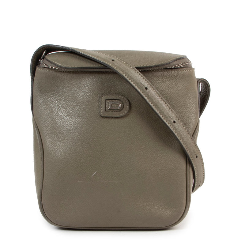 Shop safe online authentic second hand Delvaux Green Crossbody Bag.