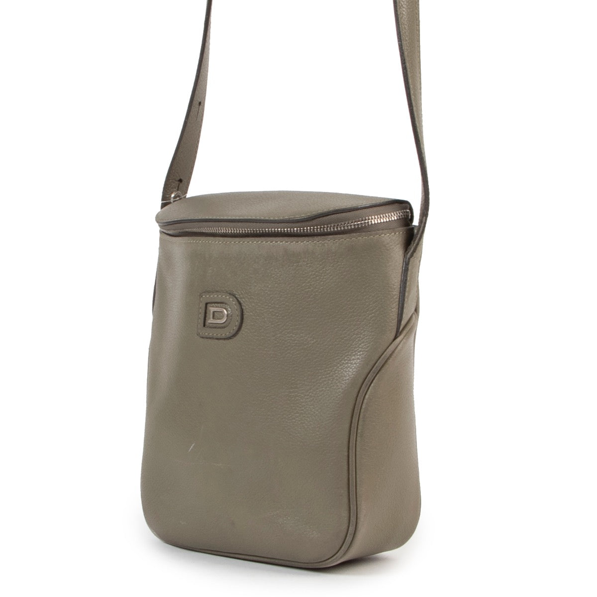 Veilig online kopen van authentieke Delvaux groene crossbody handtas bij Labellov.com