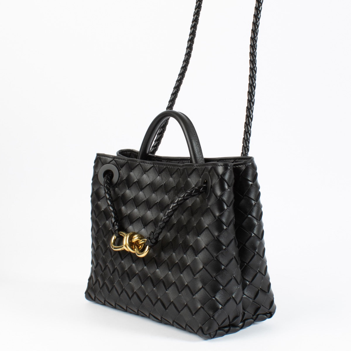 shop 100% authentic second hand Bottega Veneta Black Small Andiamo Bag on Labellov.com