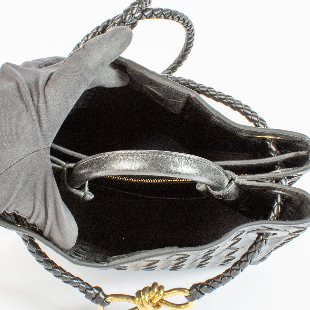 shop 100% authentic second hand Bottega Veneta Black Small Andiamo Bag on Labellov.com