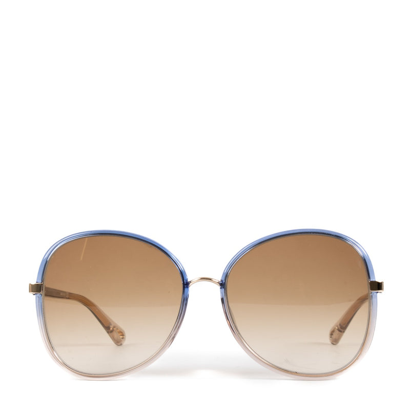 Shop safe online at Labellov in Antwerp, Brussels and Knokke this 100% authentic second hand Chloé Blue CH0030S Sunglasses