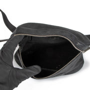 Shop safe online at Labellov in Antwerp, Brussels and Knokke this 100% authentic second hand Delvaux Black Nubuck Belt Bag