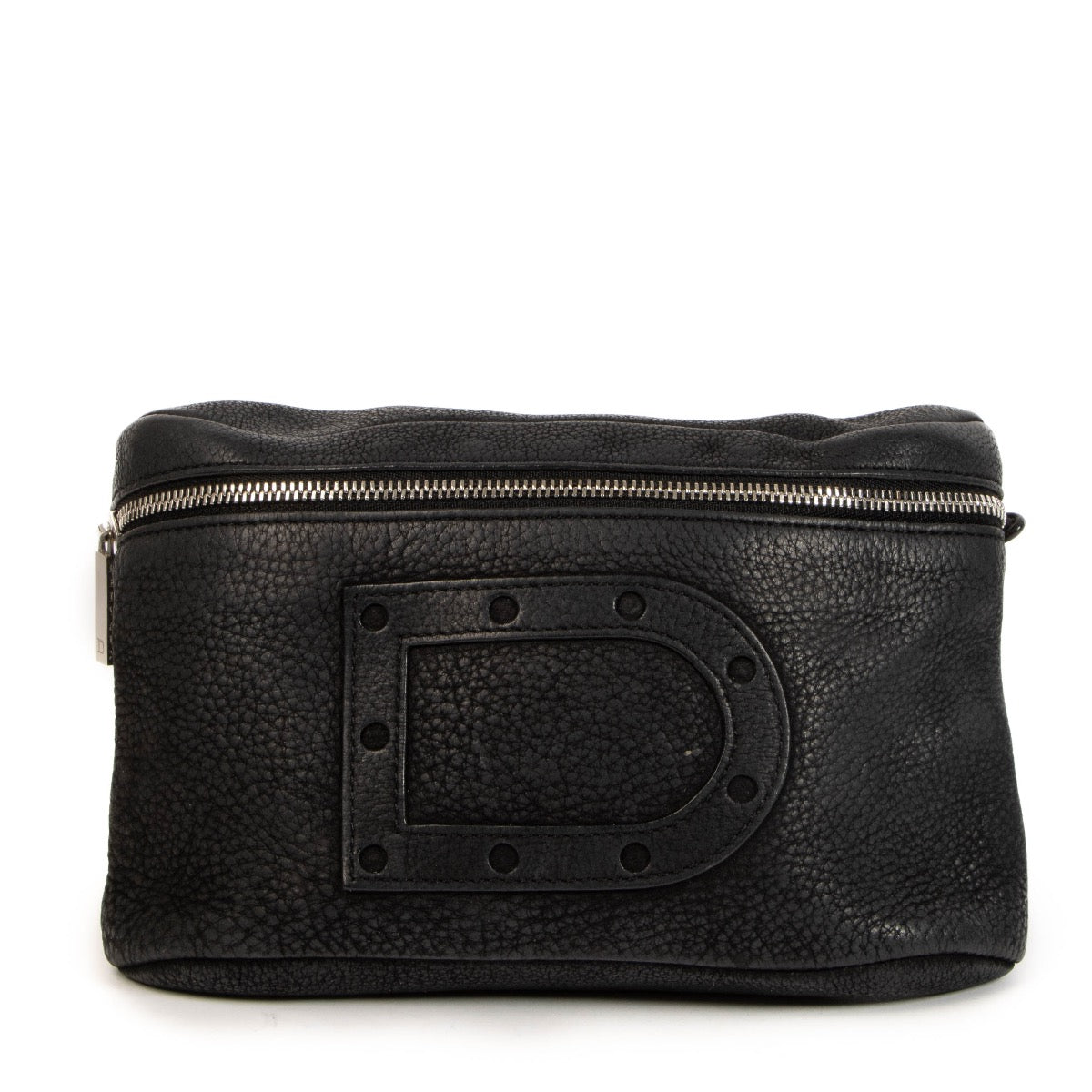 Shop safe online at Labellov in Antwerp, Brussels and Knokke this 100% authentic second hand Delvaux Black Nubuck Belt Bag