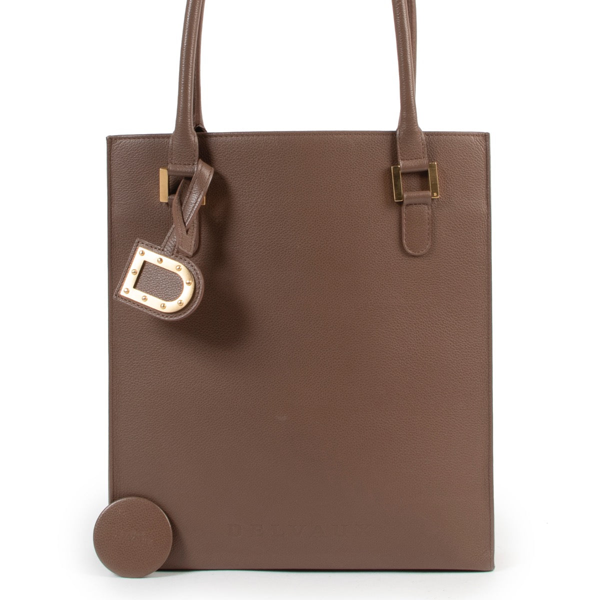 Veilig online kopen van authentieke Delvaux Taupe Le Jeff handtas bij Labellov.