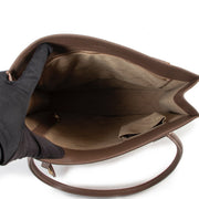 Shop safe online authentic Delvaux Taupe Le Jeff Shoulder Bag at the right price.