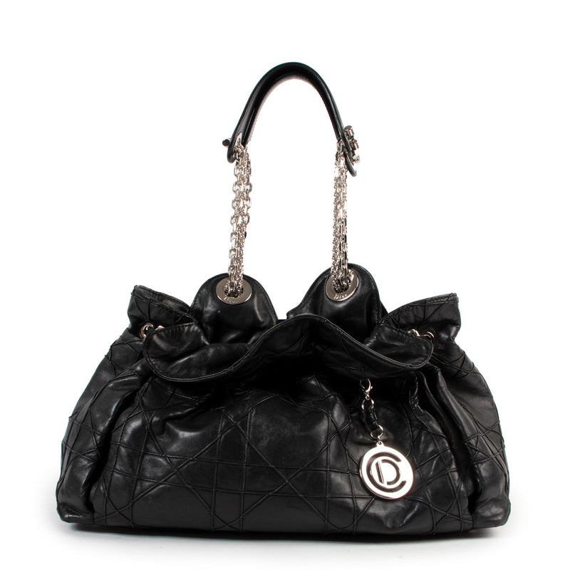 Christian Dior Le Trente Cannage Gewatteerde Schoudertas