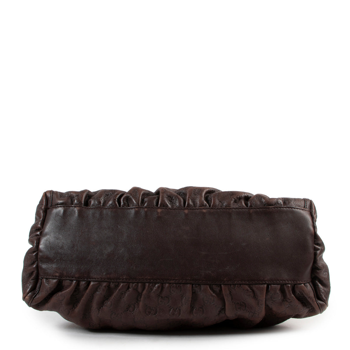 Gucci Bruine Abbey Guccissima Hobo Tas