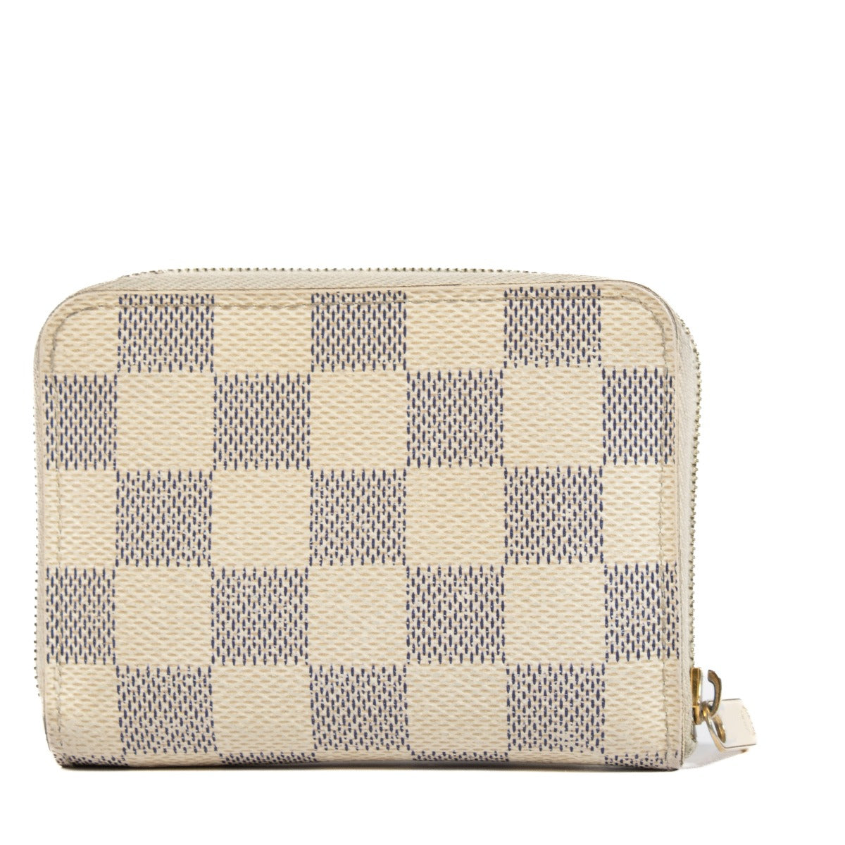 Shop safe online at Labellov in Antwerp, Brussels and Knokke this 100% authentic second hand Louis Vuitton Damier Azur Zippy Coin Purse