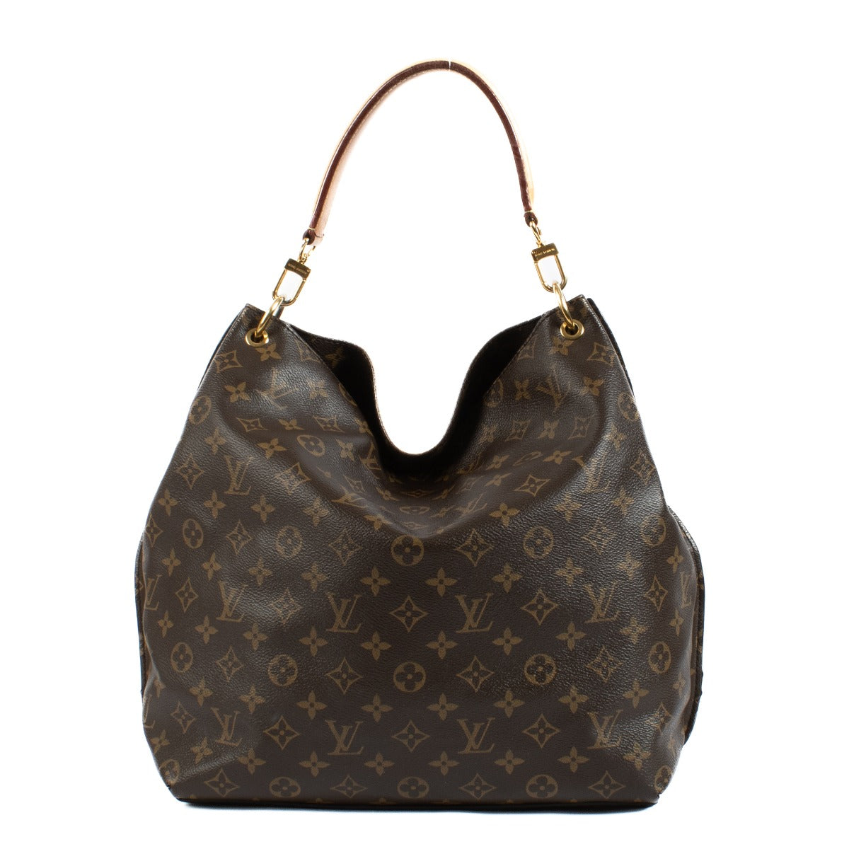 Shop safe online at Labellov in Antwerp, Brussels and Knokke this 100% authentic second hand Louis Vuitton Monogram Metis Hobo Bag