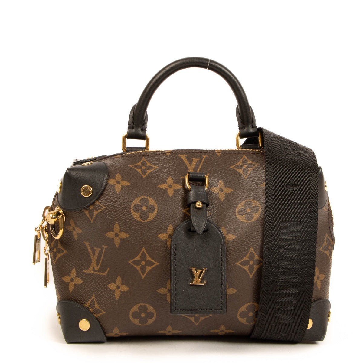Shop safe online at Labellov in Antwerp, Brussels and Knokke this 100% authentic second hand Louis Vuitton Monogram Canvas Petite Malle Souple Crossbody