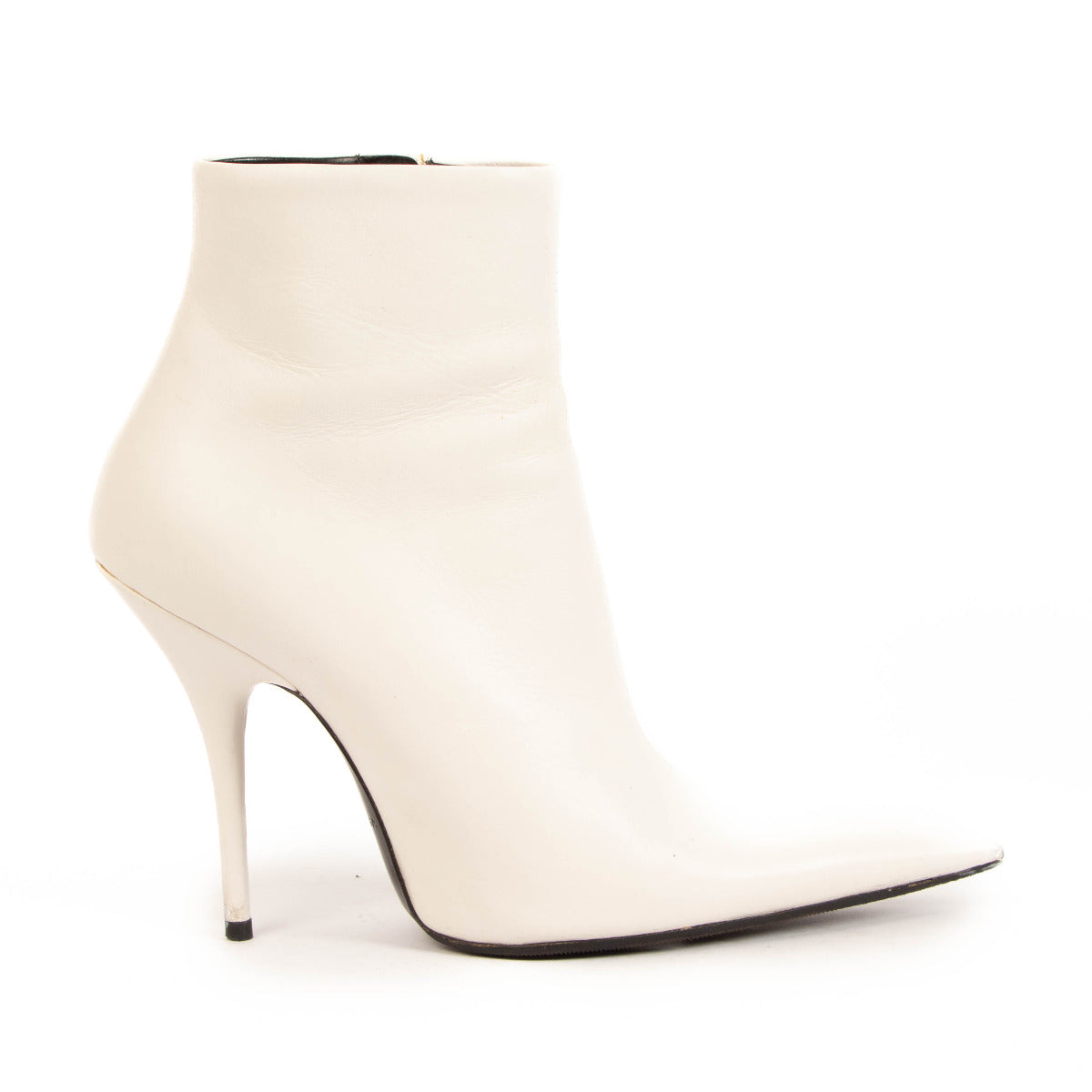 Balenciaga White Knife Boots - size 37