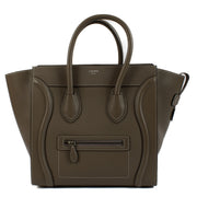 Celine Souris Drummed Calfskin Mini Luggage Bag