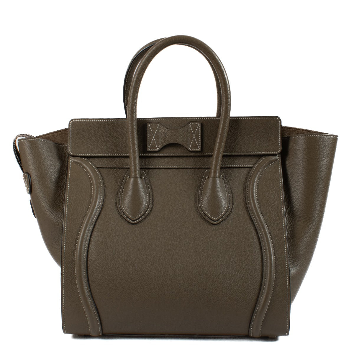 Celine Souris Drummed Calfskin Mini Luggage Bag