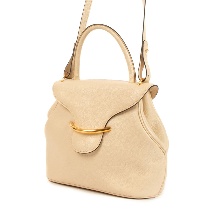 Delvaux Baltimore PM Ivory Trotteur