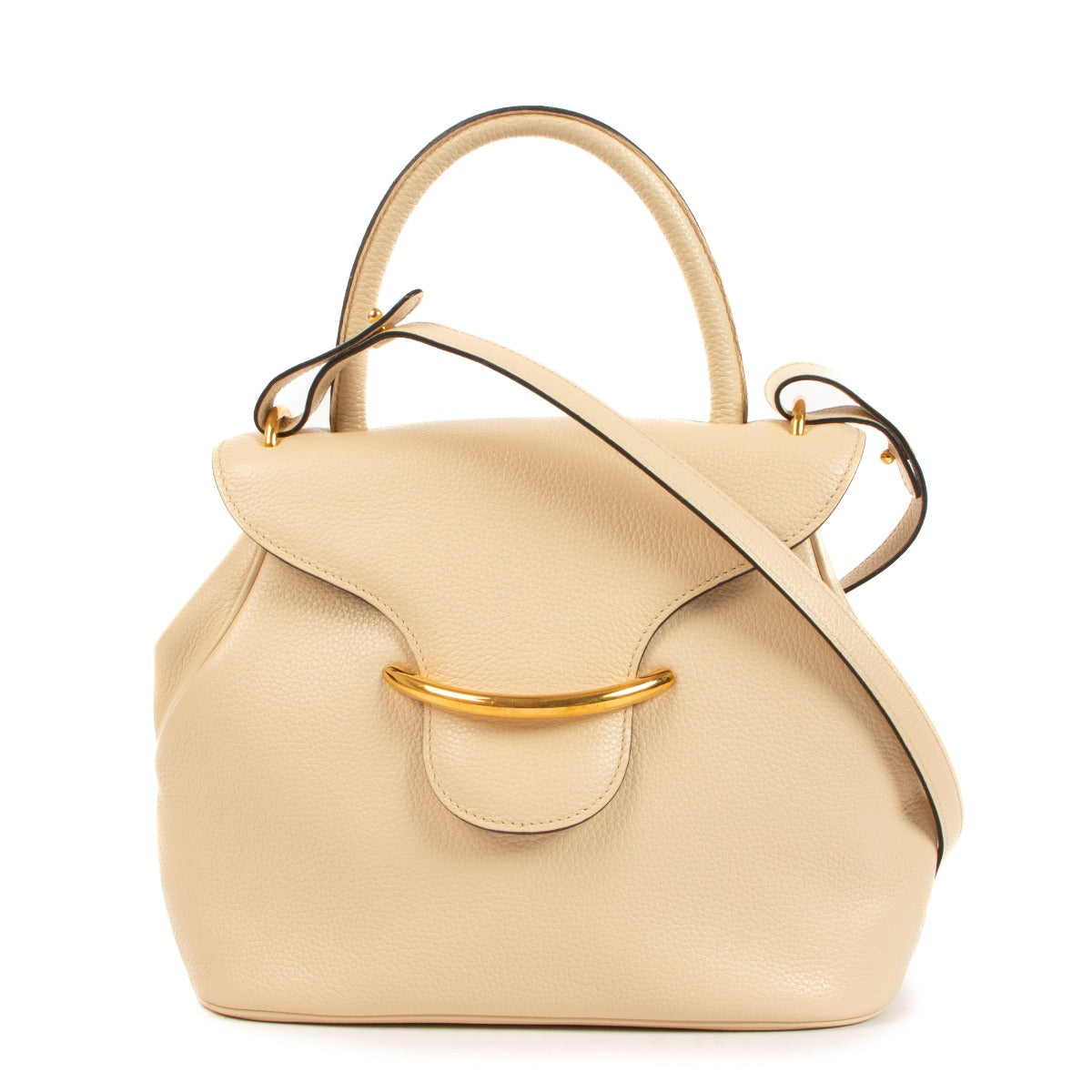 Delvaux Baltimore PM Ivory Trotteur