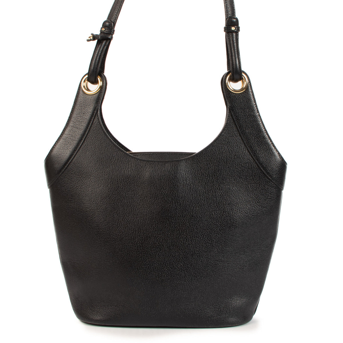 Delvaux Black Leather Seducteur JP Shoulder Bag for the best price at Labellov