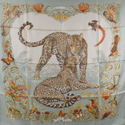 Shop 100% authentic secondhand Hermès Green Jungle Love Scarf on Labellov.com