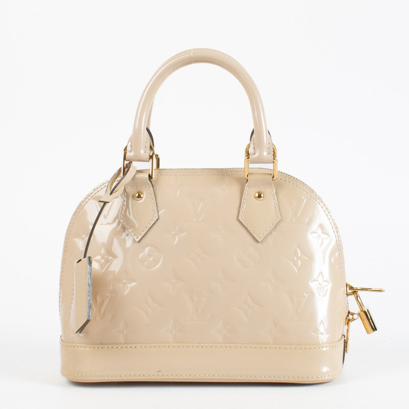 Authentic preloved Louis Vuitton Rose Florentine Monogram Vernis Alma BB on Labellov.com