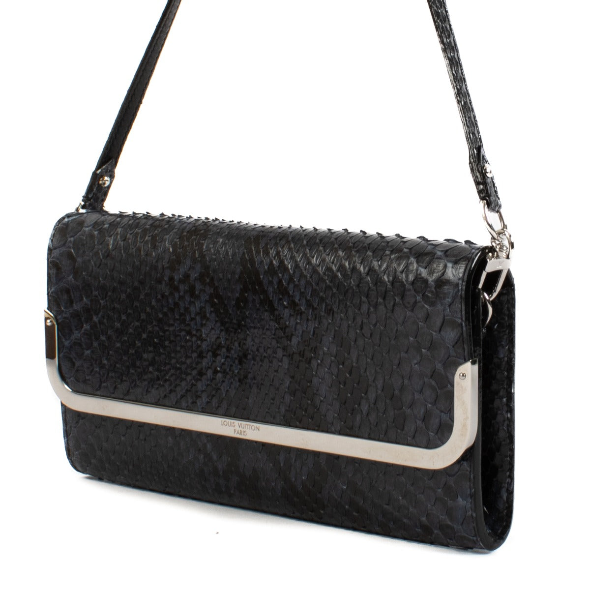 Louis Vuitton Blue Python Rossmore MM Bag