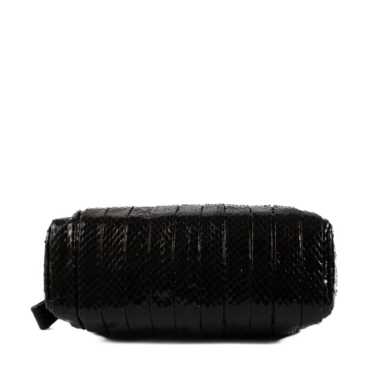 Miu Miu Spring/Summer 2009 Black Python Whips Plisse Handbag