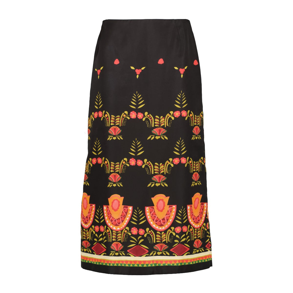 La DoubleJ Satin Printed Skirt
