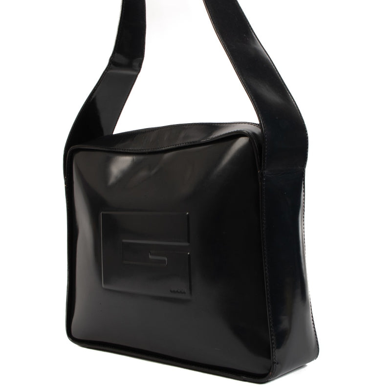 Gucci Vintage Blue G Logo Square Shoulder Bag