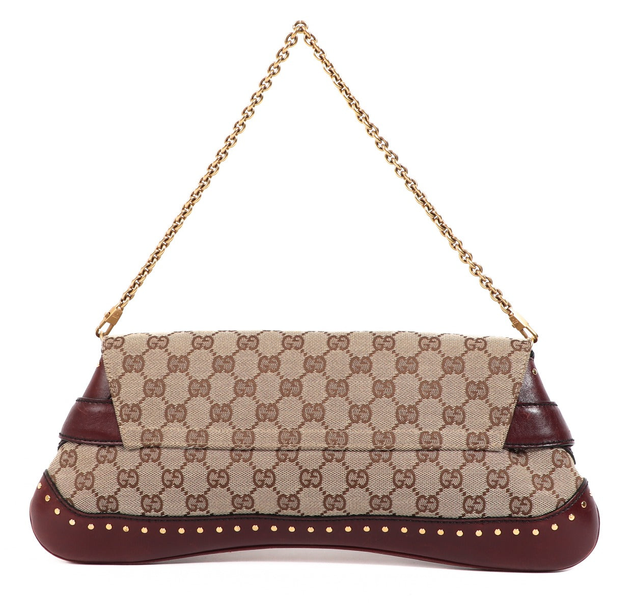Sac Gucci Tom Ford Horsebit en toile GG