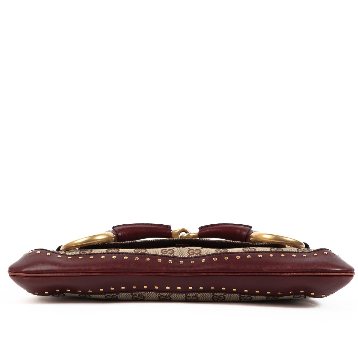 Sac Gucci Tom Ford Horsebit en toile GG