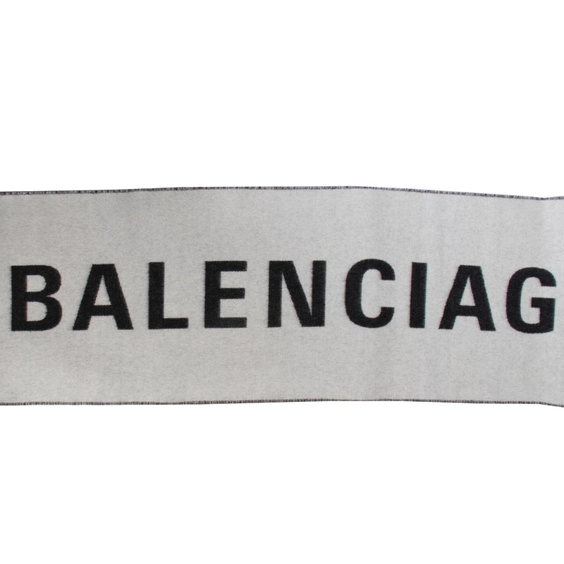 Shop online an authentic second hand Balenciaga white scarf in very good condition at Labellov in Antwerp