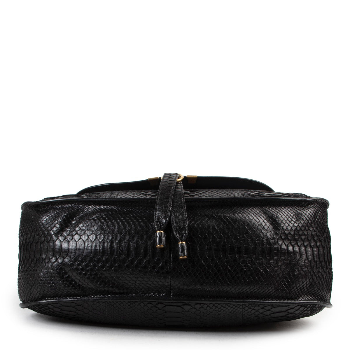 skip the waiting list shop safe online Chloé Black Python Marcie Shoulder Bag