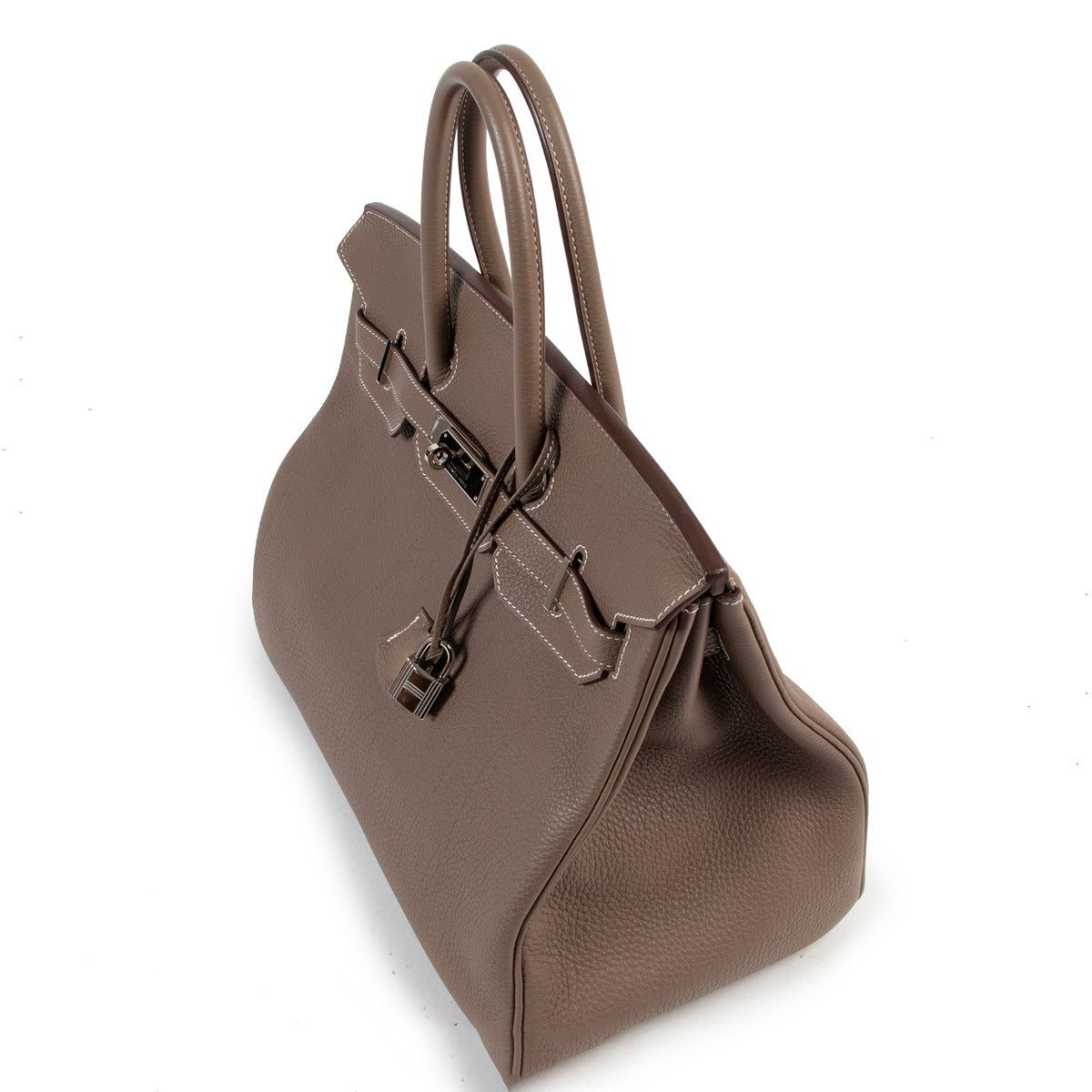 Hermès Birkin 35 Etoupe Togo Doublure Chèvre PHW