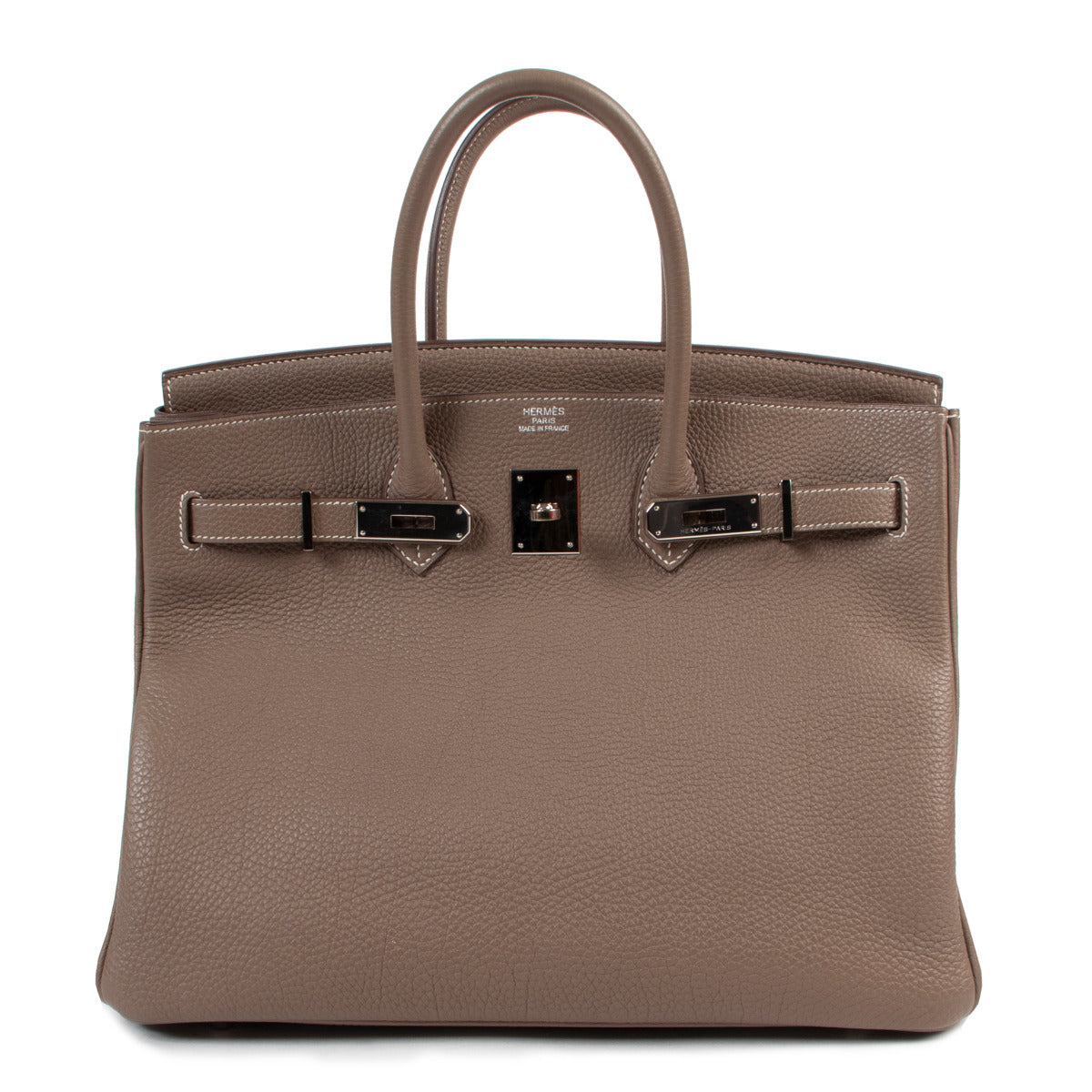 Hermès Birkin 35 Etoupe Togo Doublure Chèvre PHW