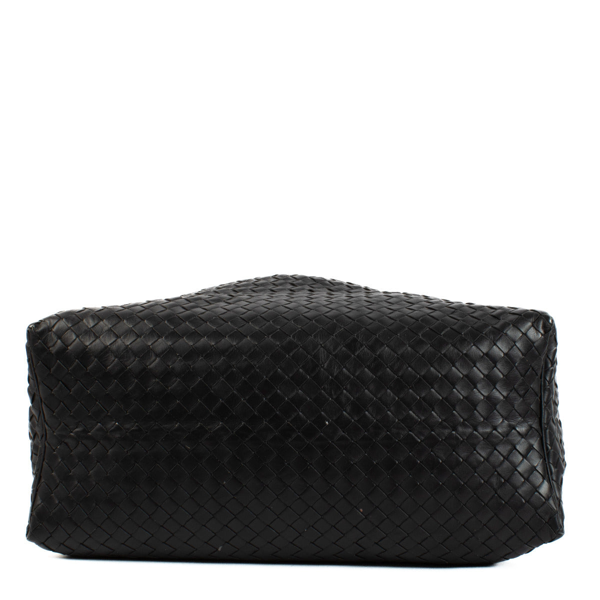 Bottega Veneta Black Intrecciato Shoulder Bag
