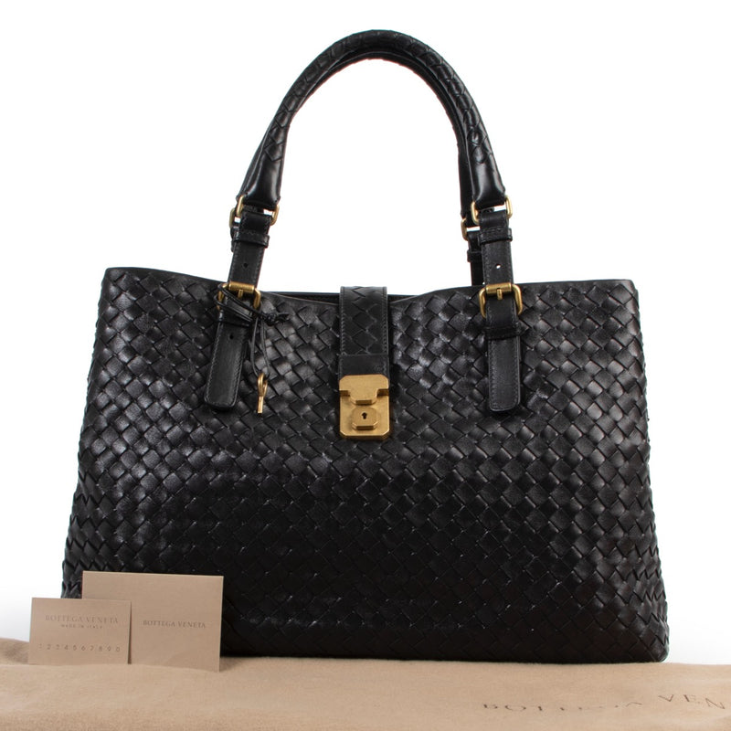 Veilig online kopen van authentieke Bottega Veneta Roma handtas.