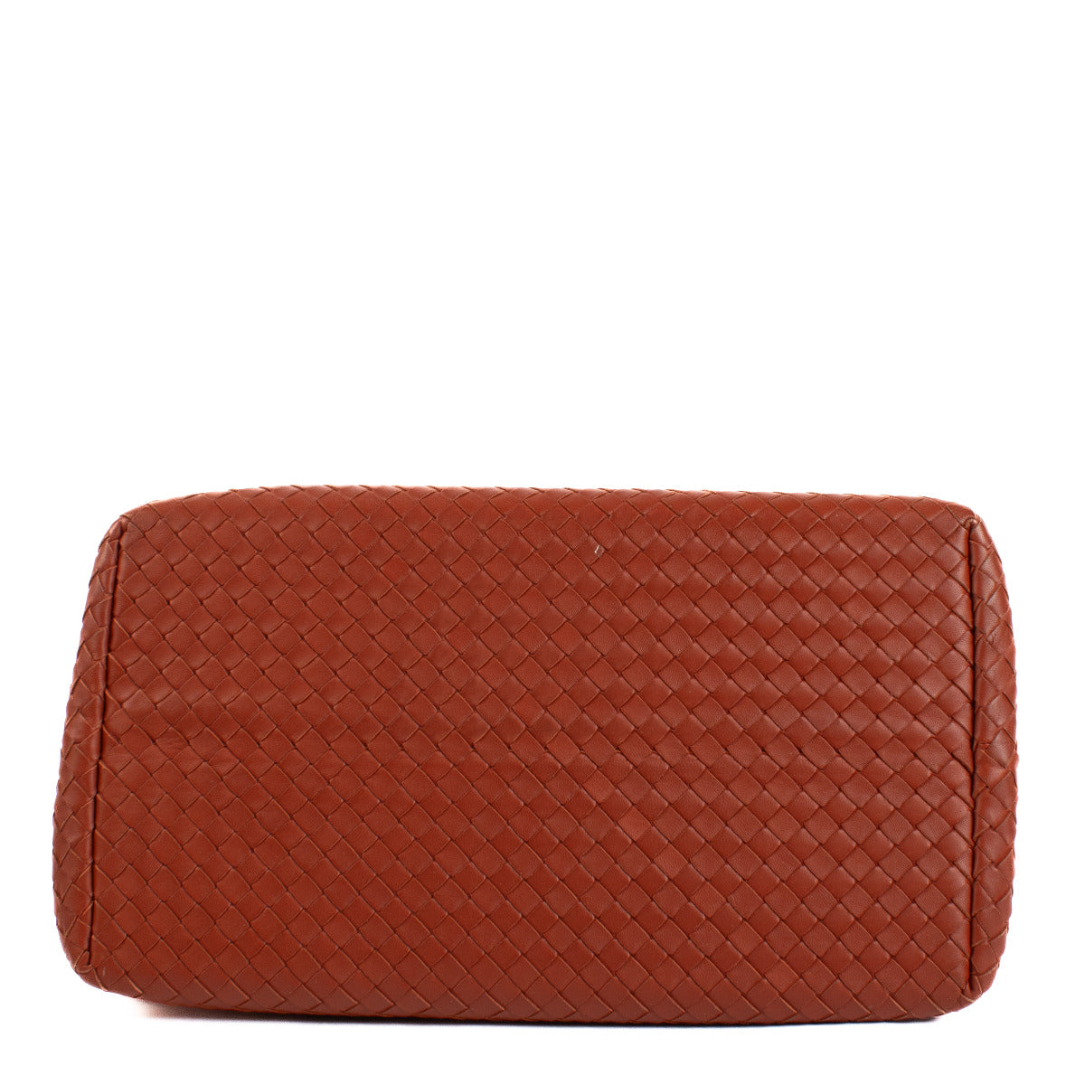 Bottega Veneta Brique Intrecciato Top Handle Tas