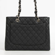 Authentic pre-loved Chanel Black Caviar GST Grand Shopping Tote Bag on Labellov.com