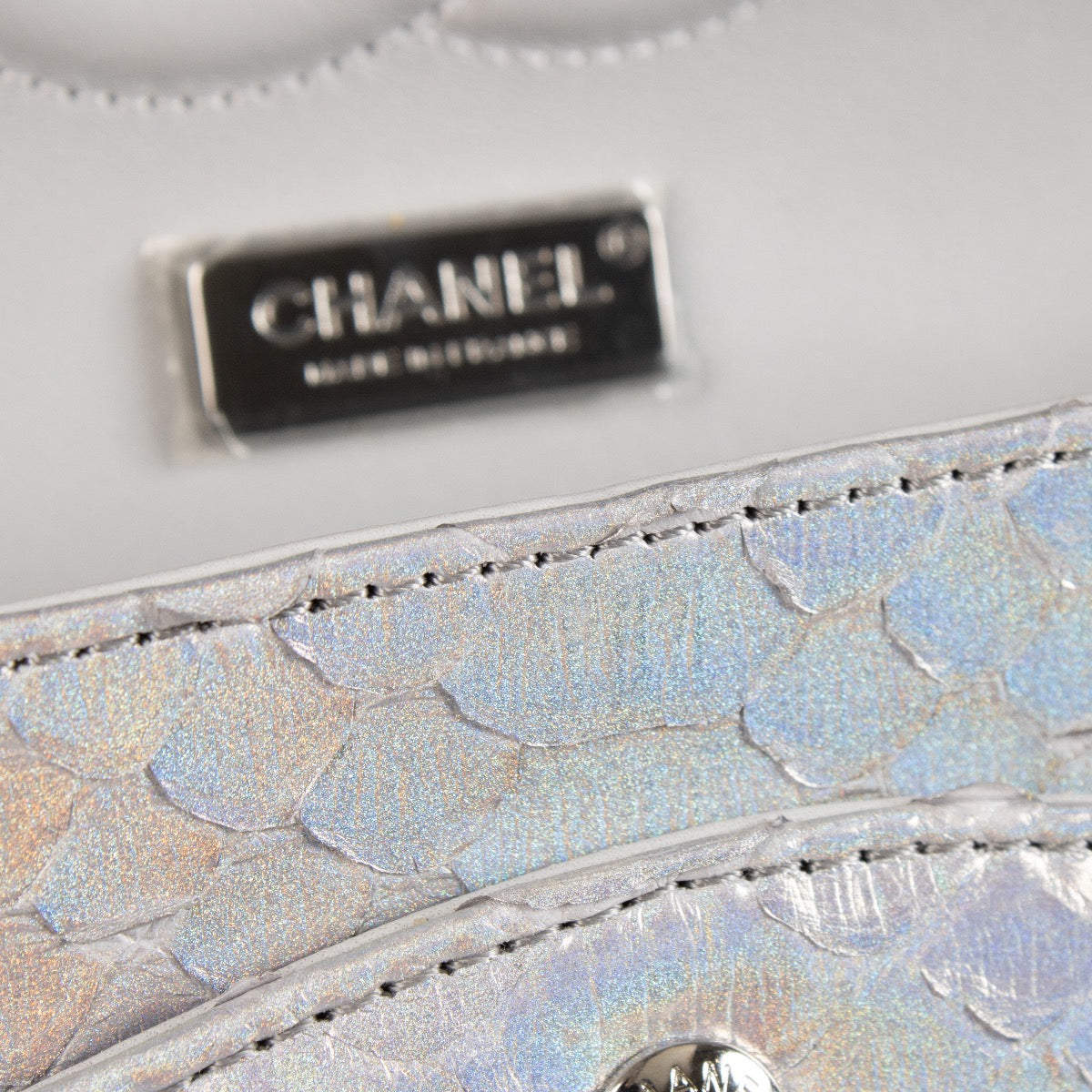 Chanel Iridescent Python Medium Classic Flap 11.12 Bag
