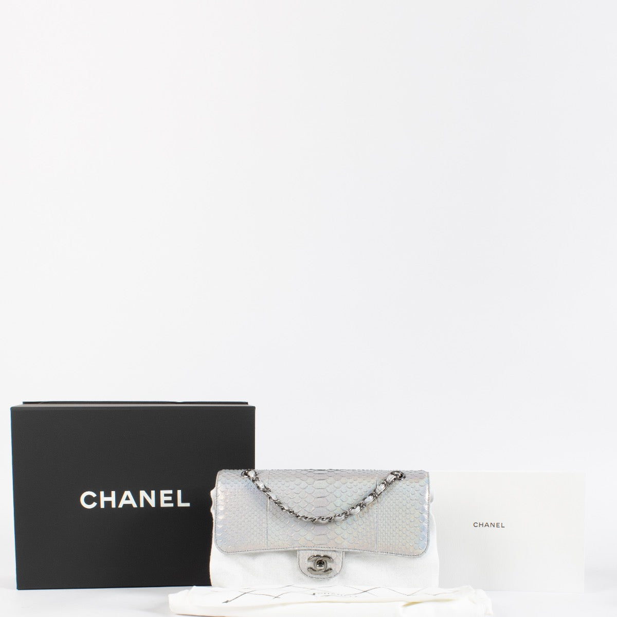 Chanel Iridescent Python Medium Classic Flap 11.12 Bag