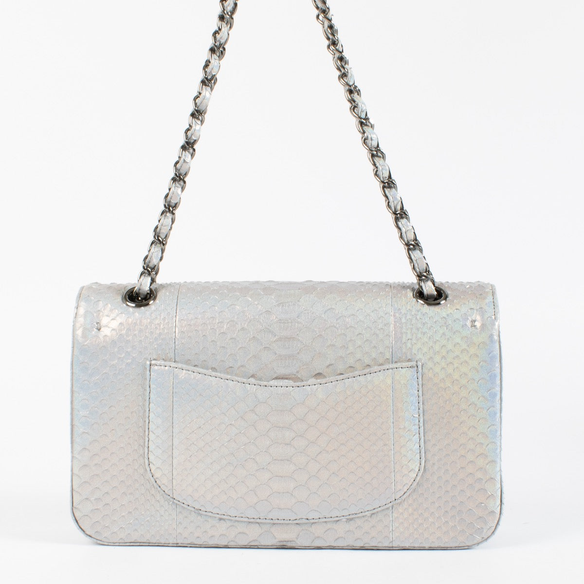 Chanel Iridescent Python Medium Classic Flap 11.12 Bag