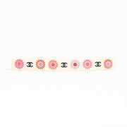 Chanel White Daisy Hair Clip