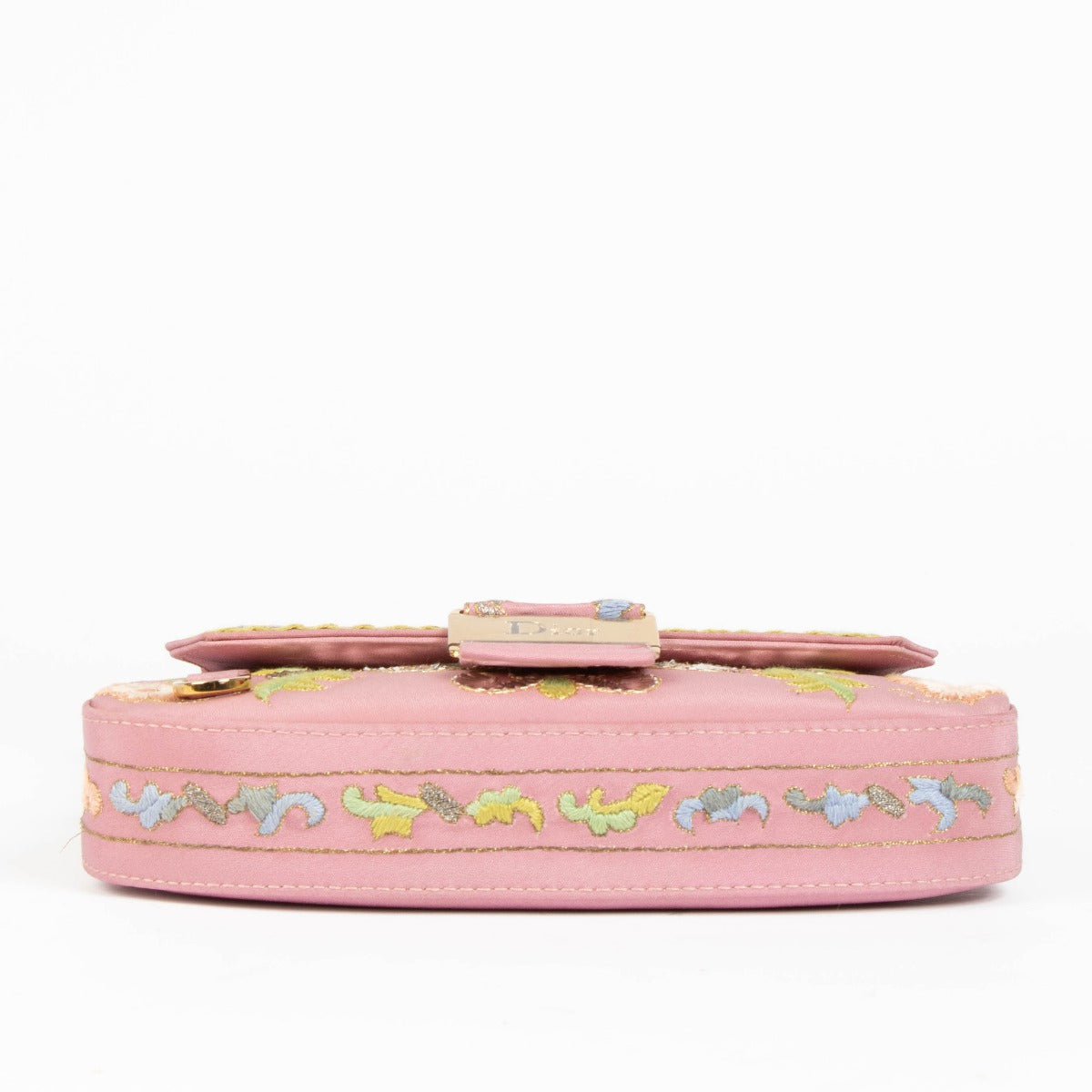 Shop this 100% authentic Christian Dior Pink Embroidered Limited Edition Columbus Clutch at Labellov.com